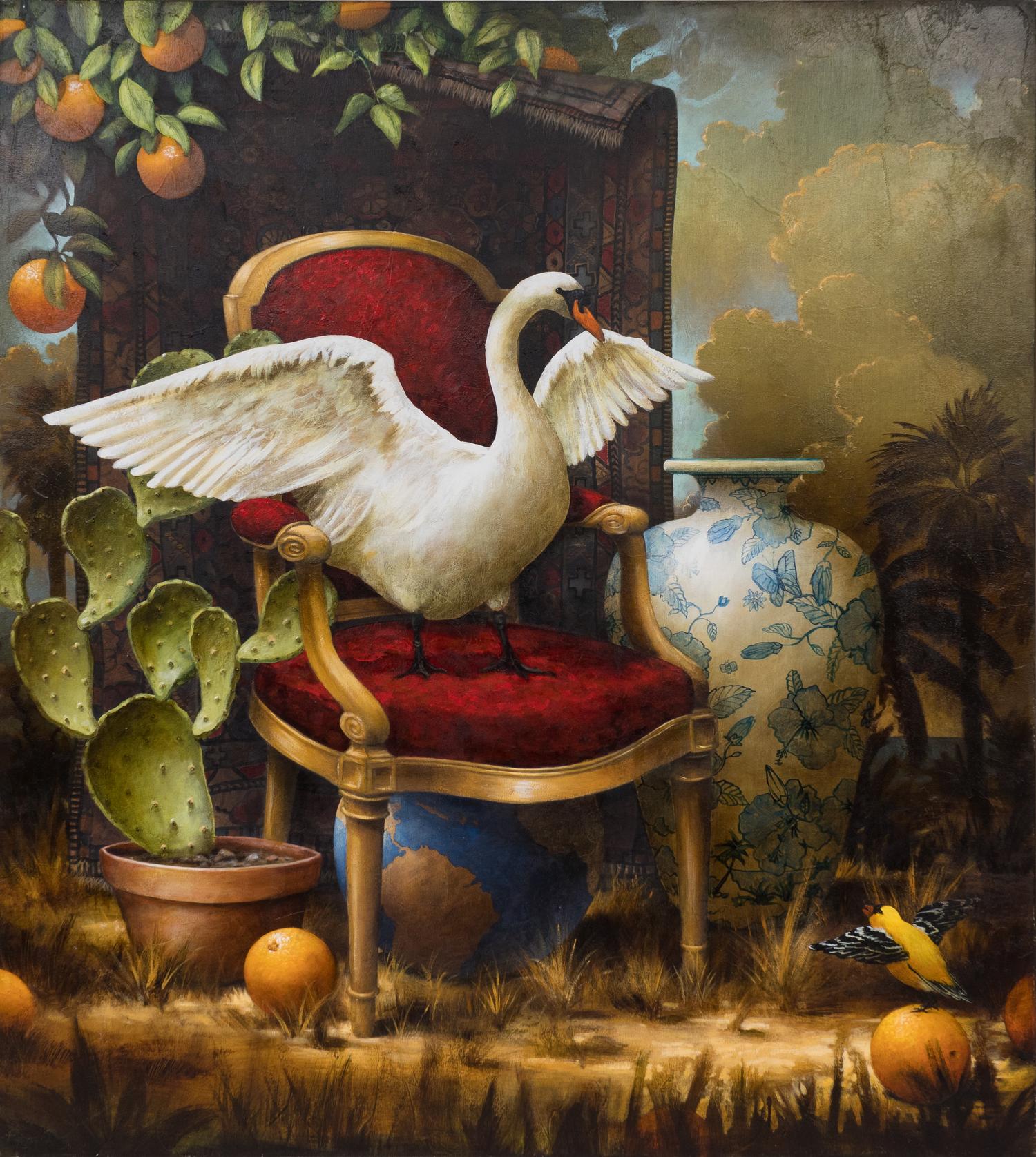 Kevin Sloan (American, b. 1958) Unknown (Birds)