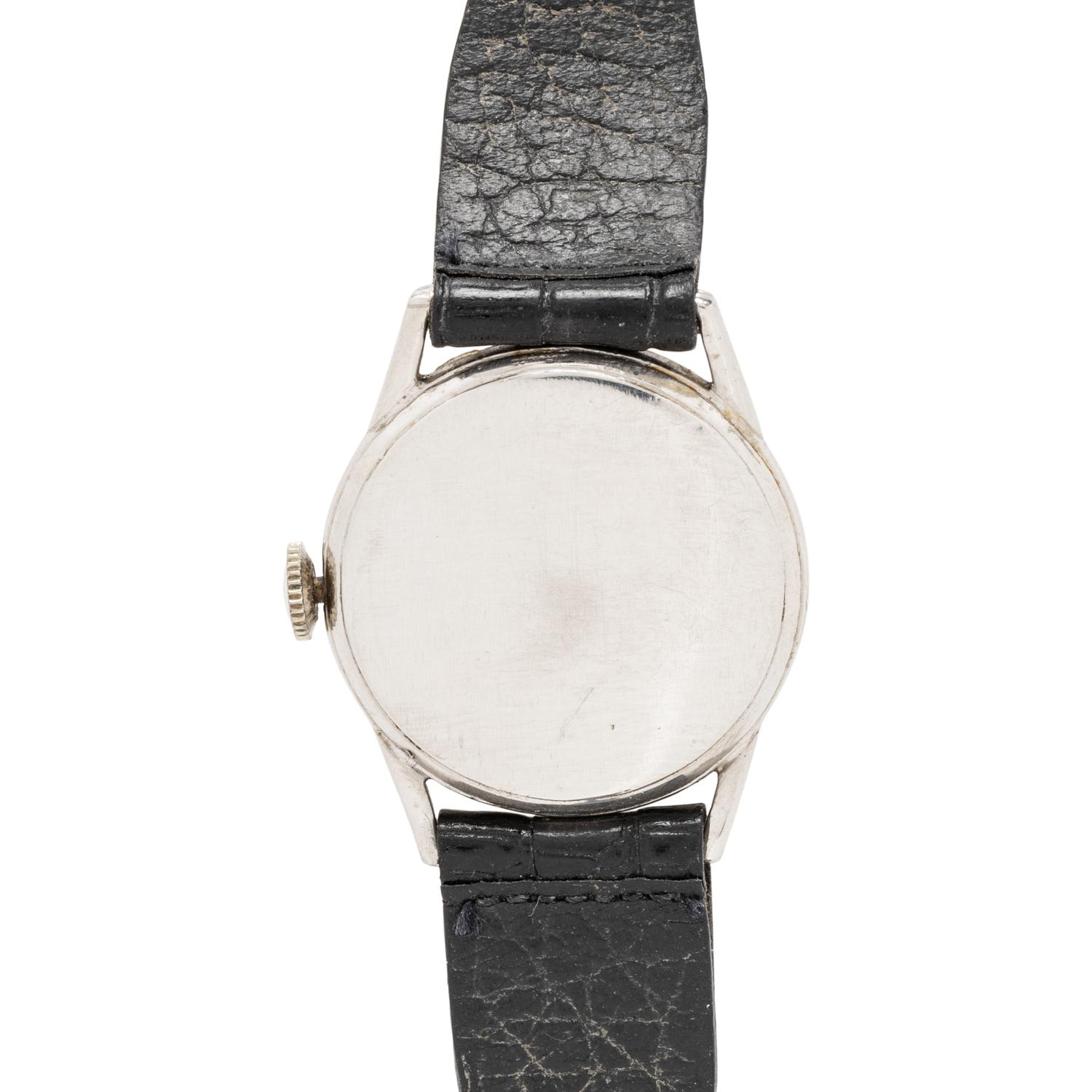 TIFFANY AND CO., C.H. MEYLAN, PLATINUM AND DIAMOND WATCH