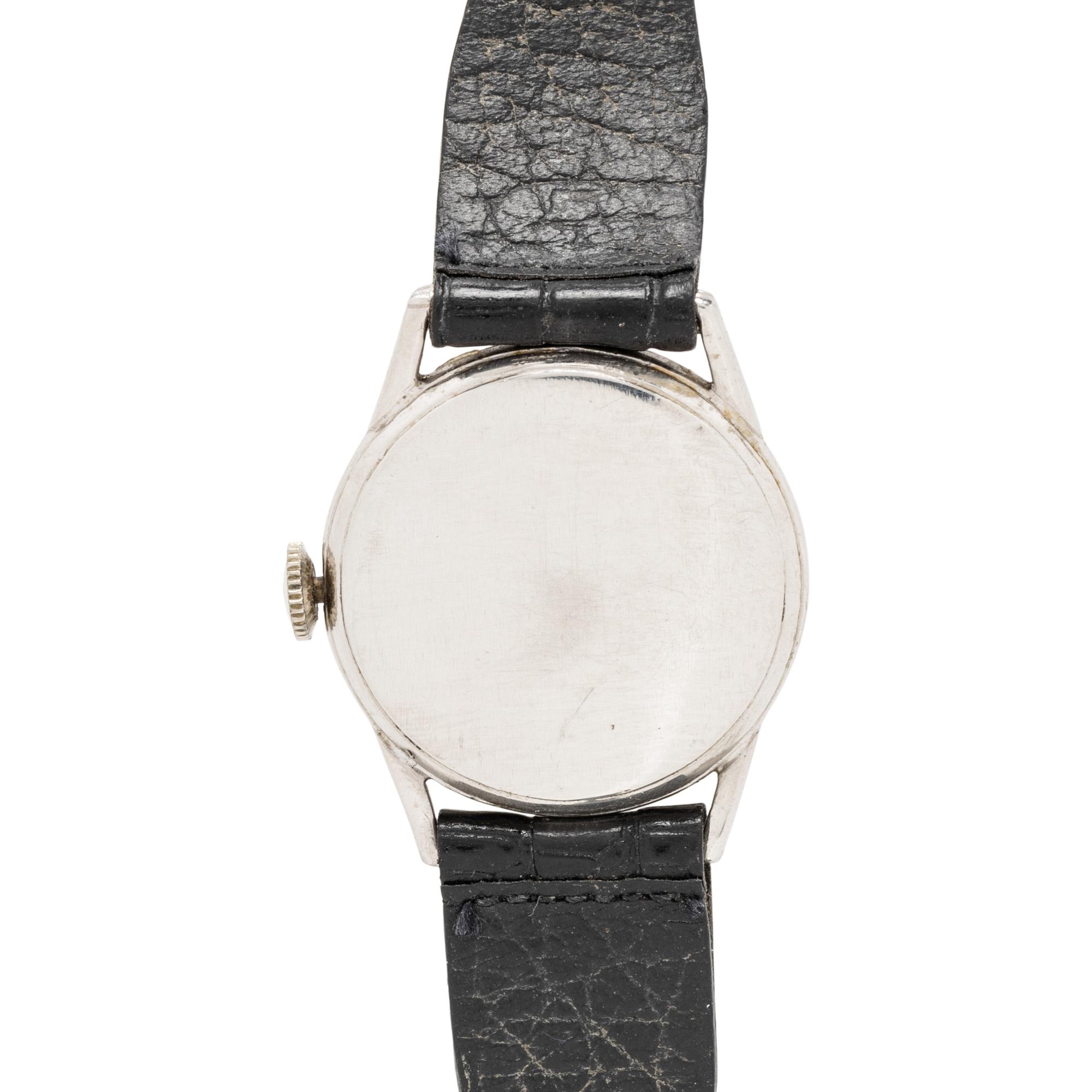TIFFANY AND CO., C.H. MEYLAN, PLATINUM AND DIAMOND WATCH
