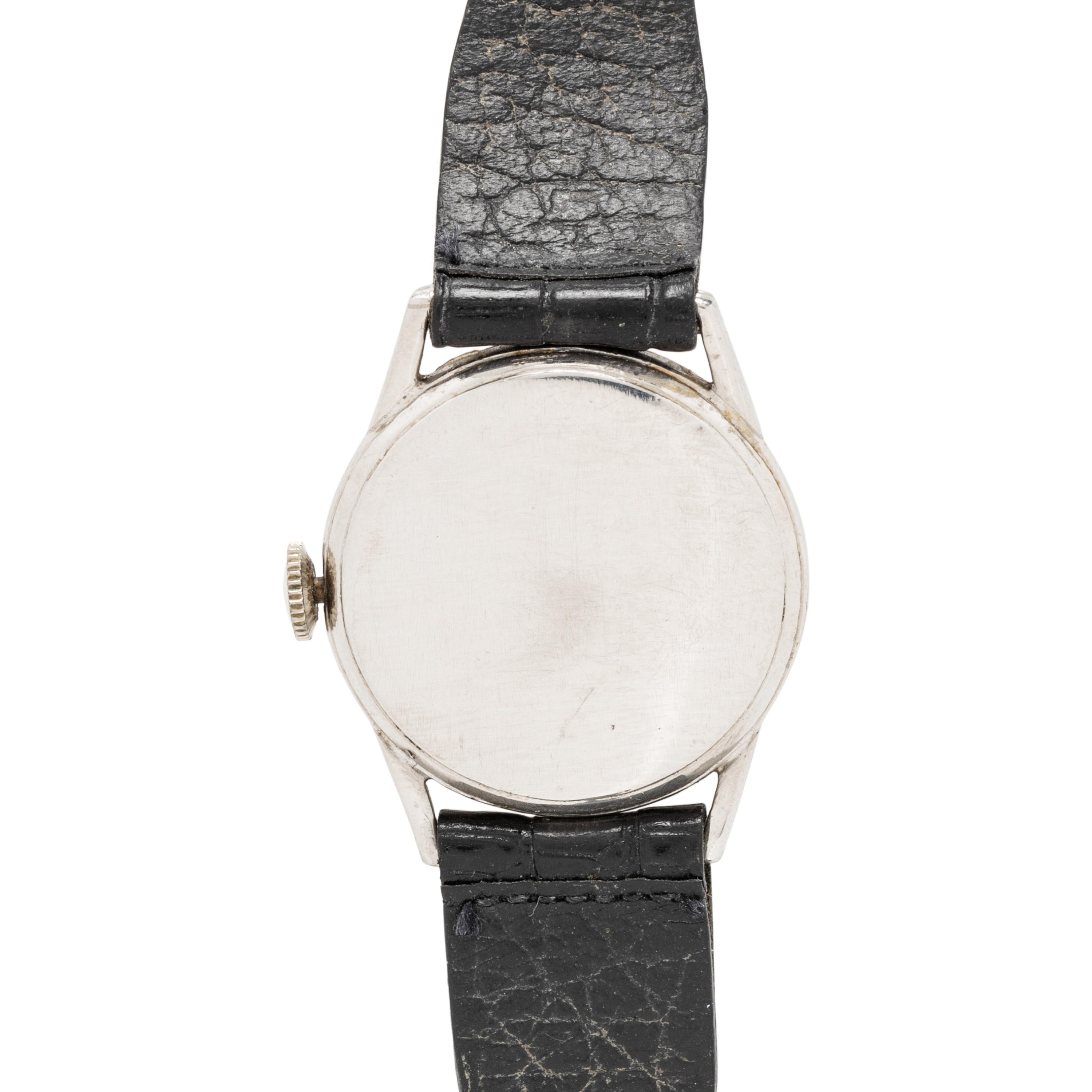 TIFFANY AND CO., C.H. MEYLAN, PLATINUM AND DIAMOND WATCH