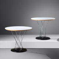 Pair of Cyclone Side Tables Knoll Associates, USA