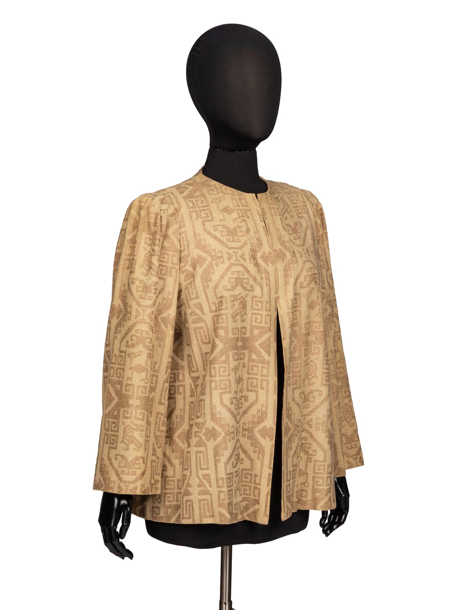 Mariano Fortuny, Stenciled Jacket, c. Late 1930's