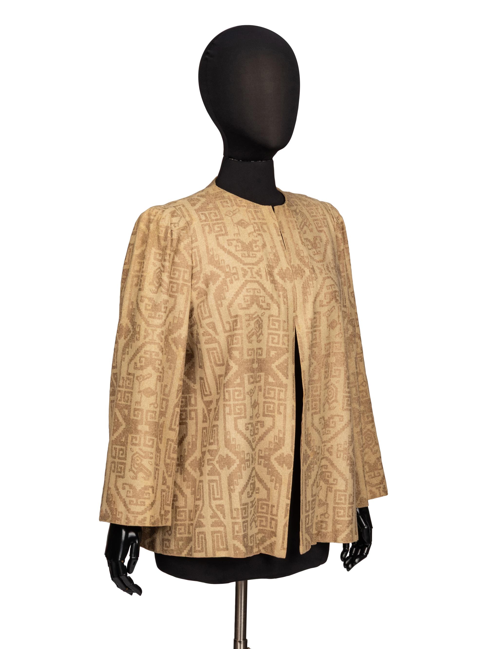 Mariano Fortuny, Stenciled Jacket, c. Late 1930's