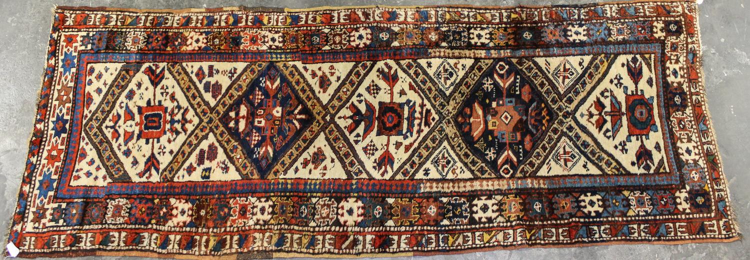 A Northwest Persian Wool Runner 9 feet 8 inches x 3 feet 6 inches. — MID 20TH CENTURY