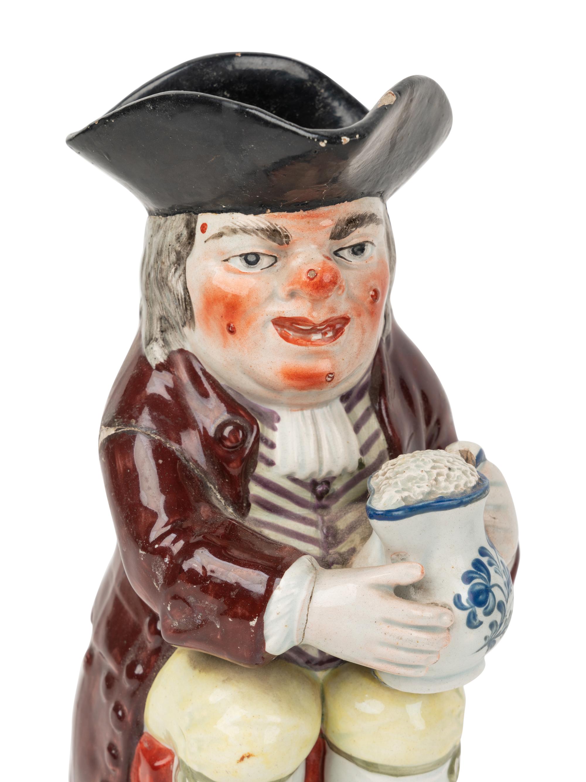 A Walton Pottery Toby Jug and Another Toby Jug