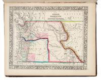 MITCHELL, Samuel Augustus (1792-1868). Mitchell's New General Atlas. Philadelphia: S. Augustus Mitchell, 1862.