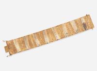 A Ladies Tri-Color 14K Gold Bracelet