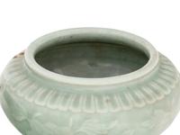 Two Chinese Celadon Glazed Porcelain Vessels