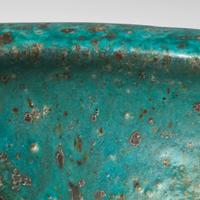 Gertrud Natzler (Austrian-American, 1908-1971) and Otto Natzler (Austrian-American, 1908-2007) Thick-Walled Turquoise Bowl, Los Angeles, California, USA, 1962