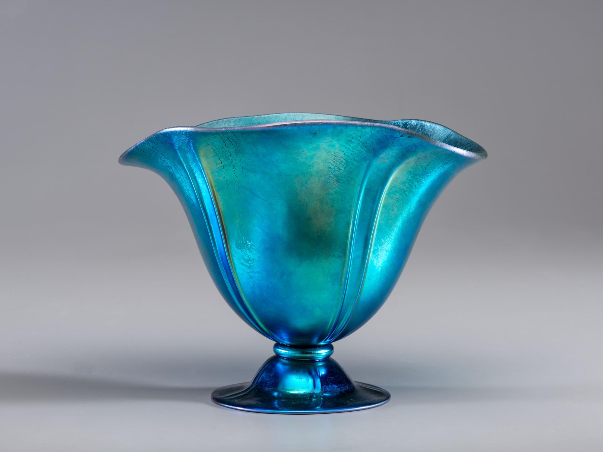 Blue Aurene Vase, c. 1930
