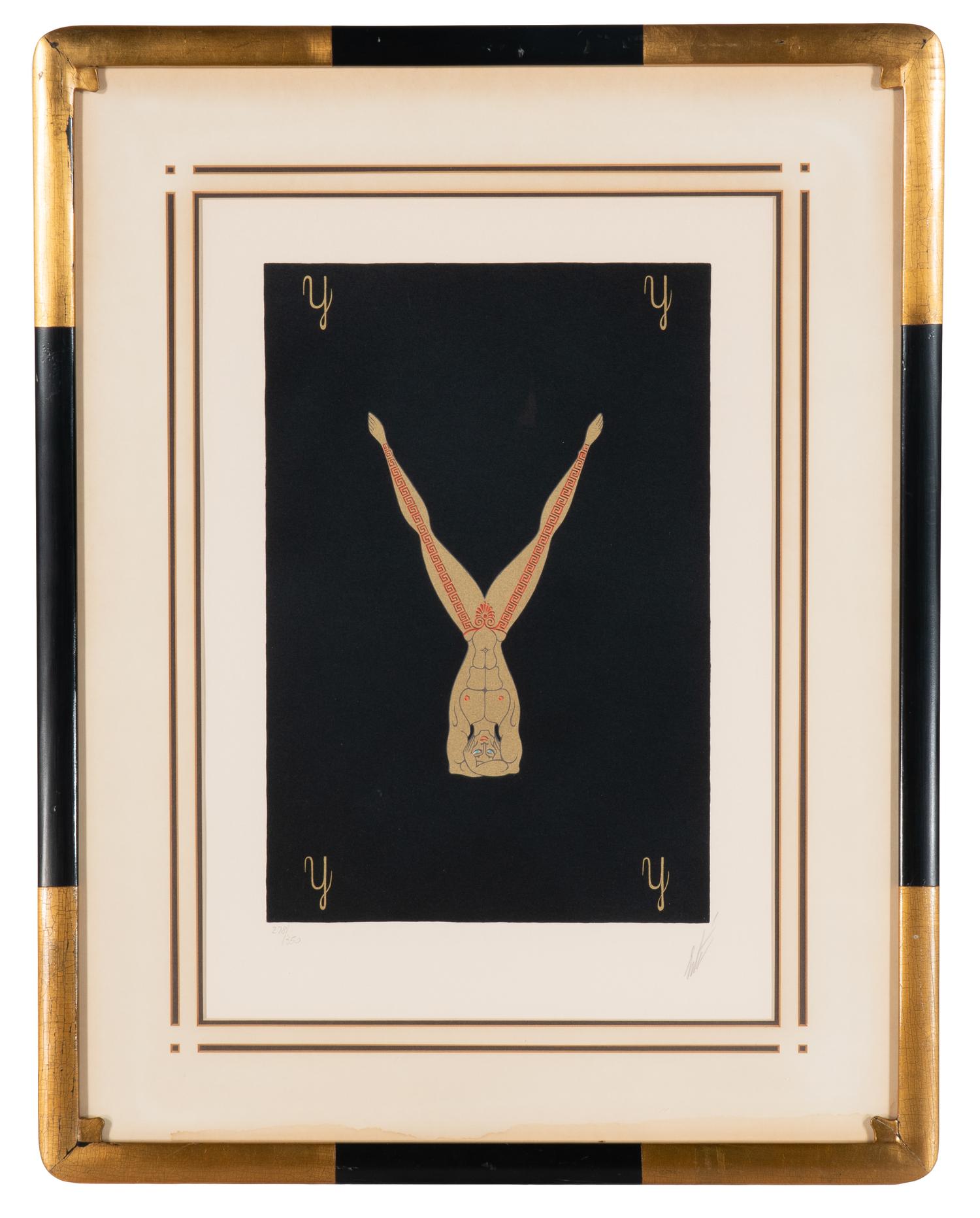 Romain de Tirtoff (called Erté) (Russian/French, 1892-1990) — Letters Y and Z