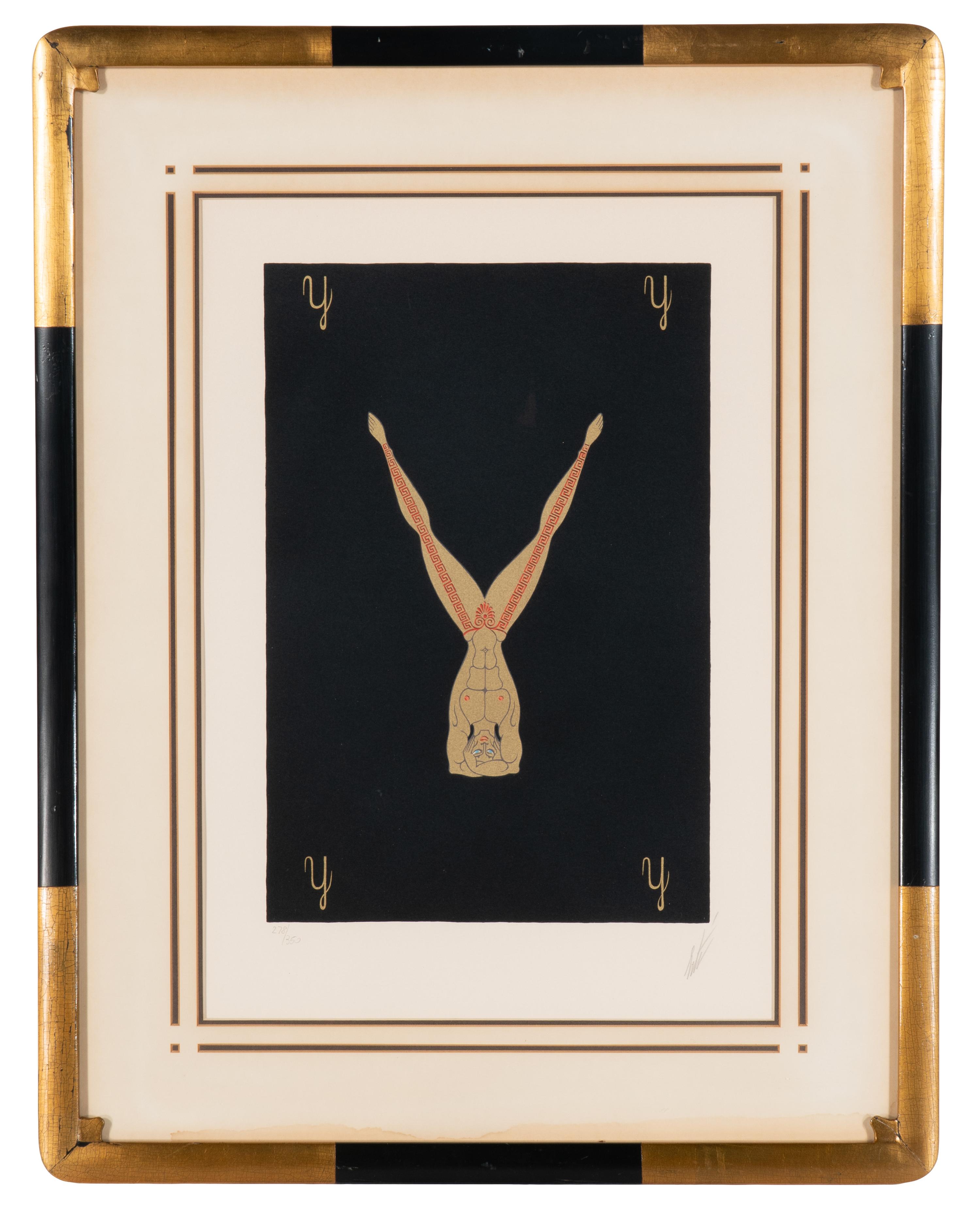 Romain de Tirtoff (called Erté) (Russian/French, 1892-1990) — Letters Y and Z