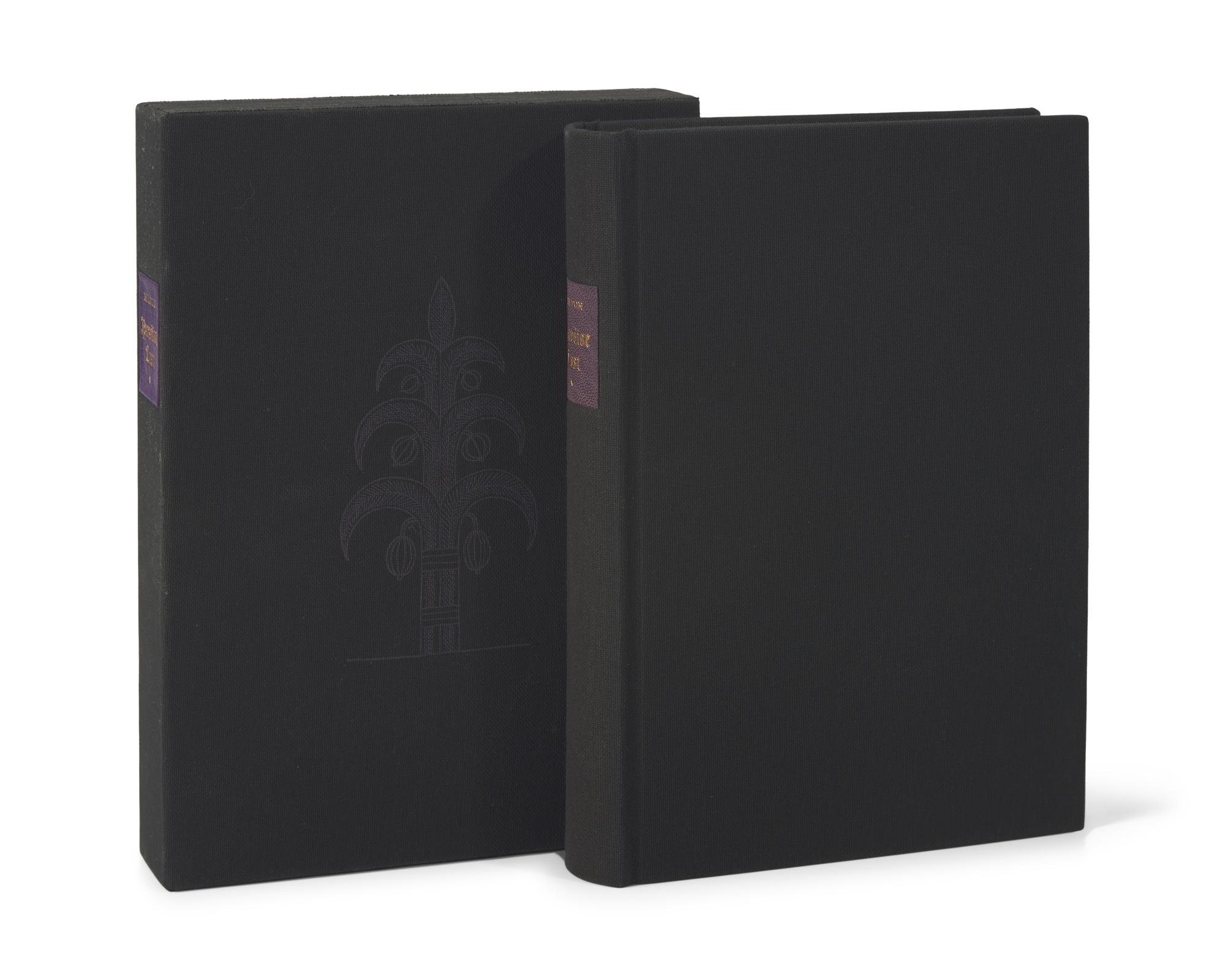 [FINE PRESS - ARION PRESS]. MILTON, John (1608-1674). Paradise Lost A Poem in Twelve Books . Edited by John T. Shawcross. Introduction by Helen Vendler. San Francisco: Printed by Andrew Hoyem at The Arion Press, 2002.
