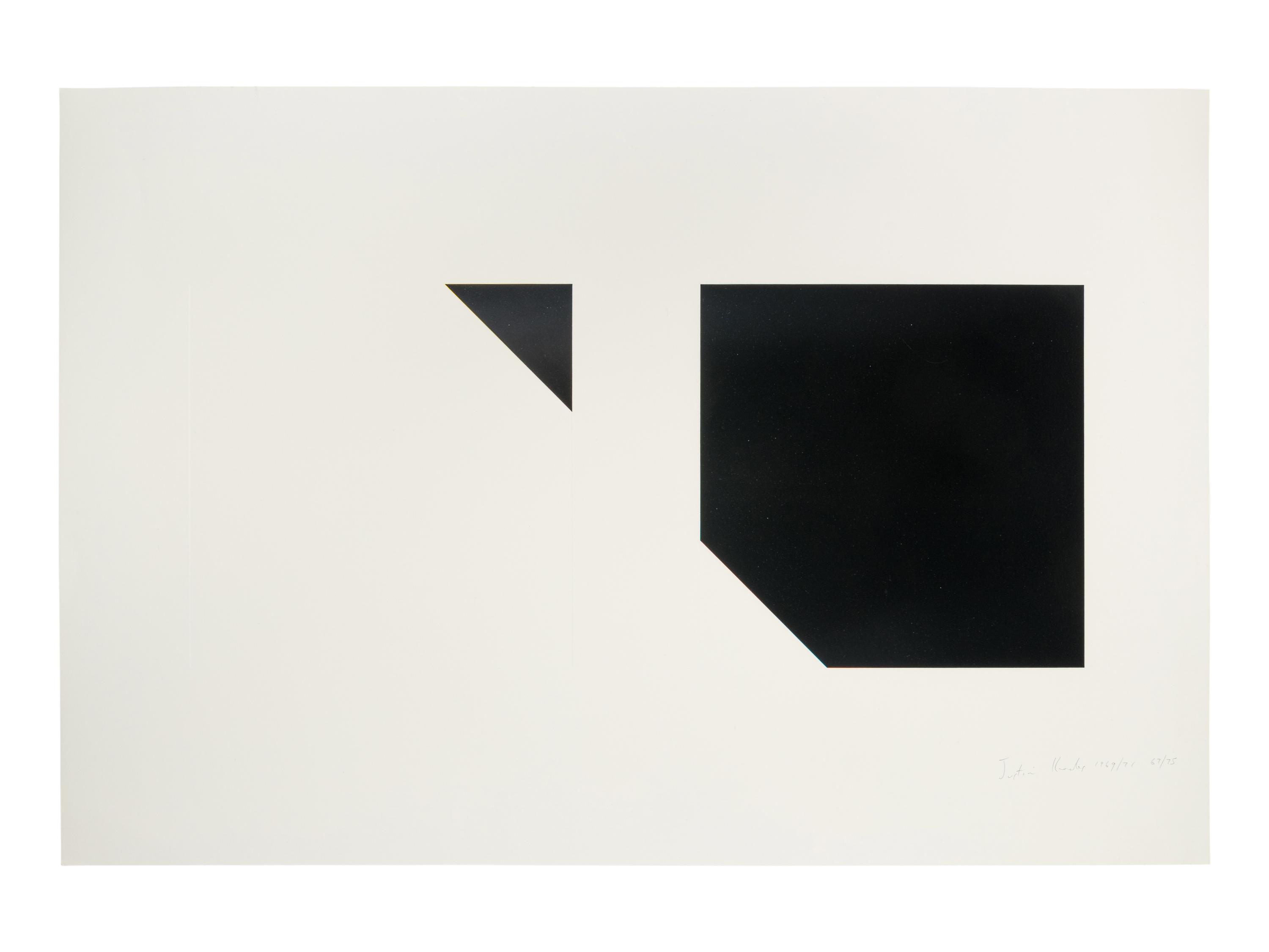 A Series of Four Prints (the complete portfolio), 1971