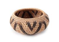 Miniature Southwestern Basket Diameter 2 1/4 inches