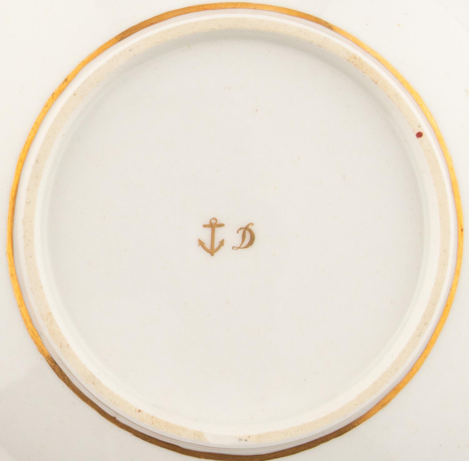 A Chelsea Porcelain Teabowl and Saucer