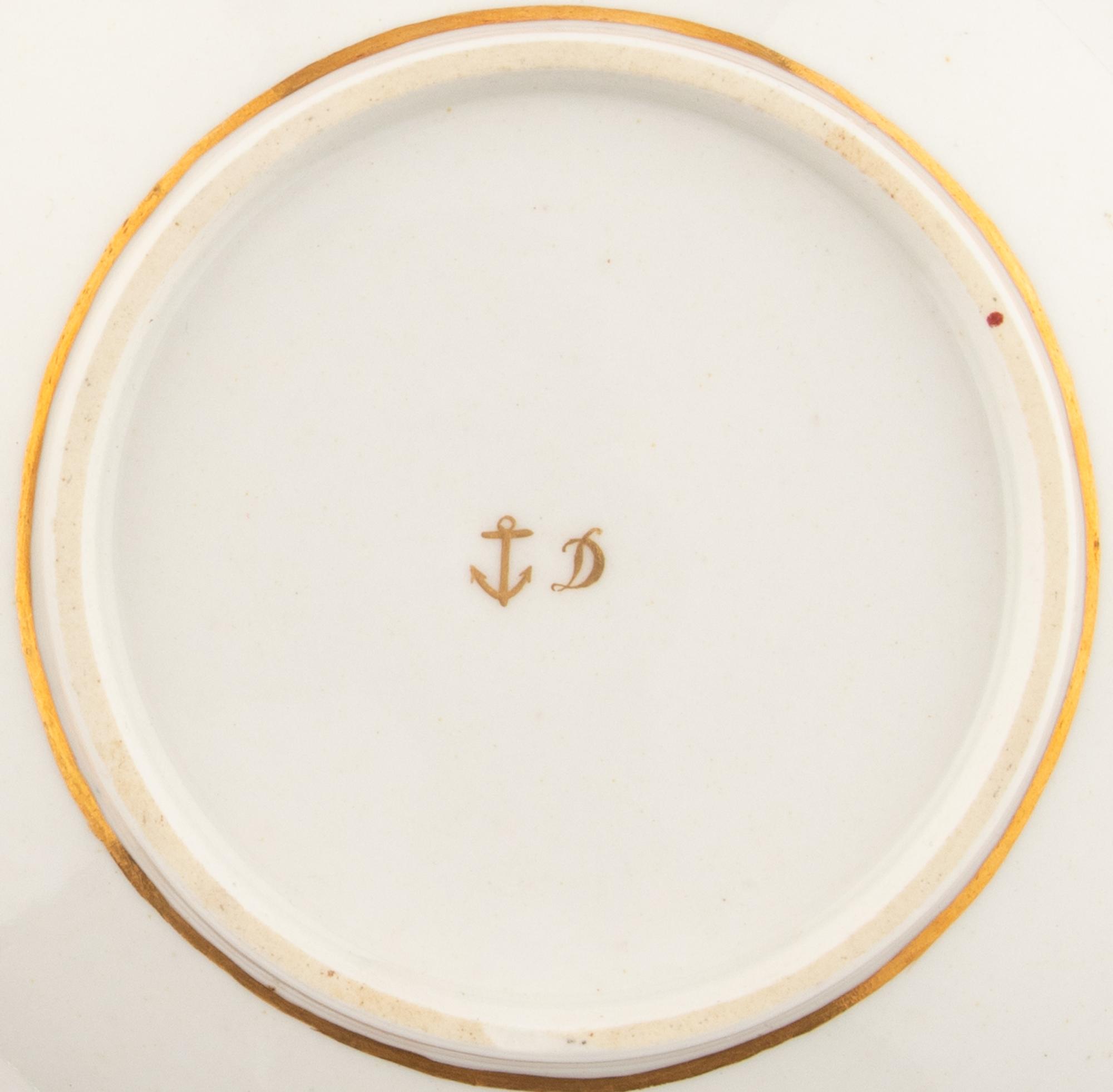A Chelsea Porcelain Teabowl and Saucer