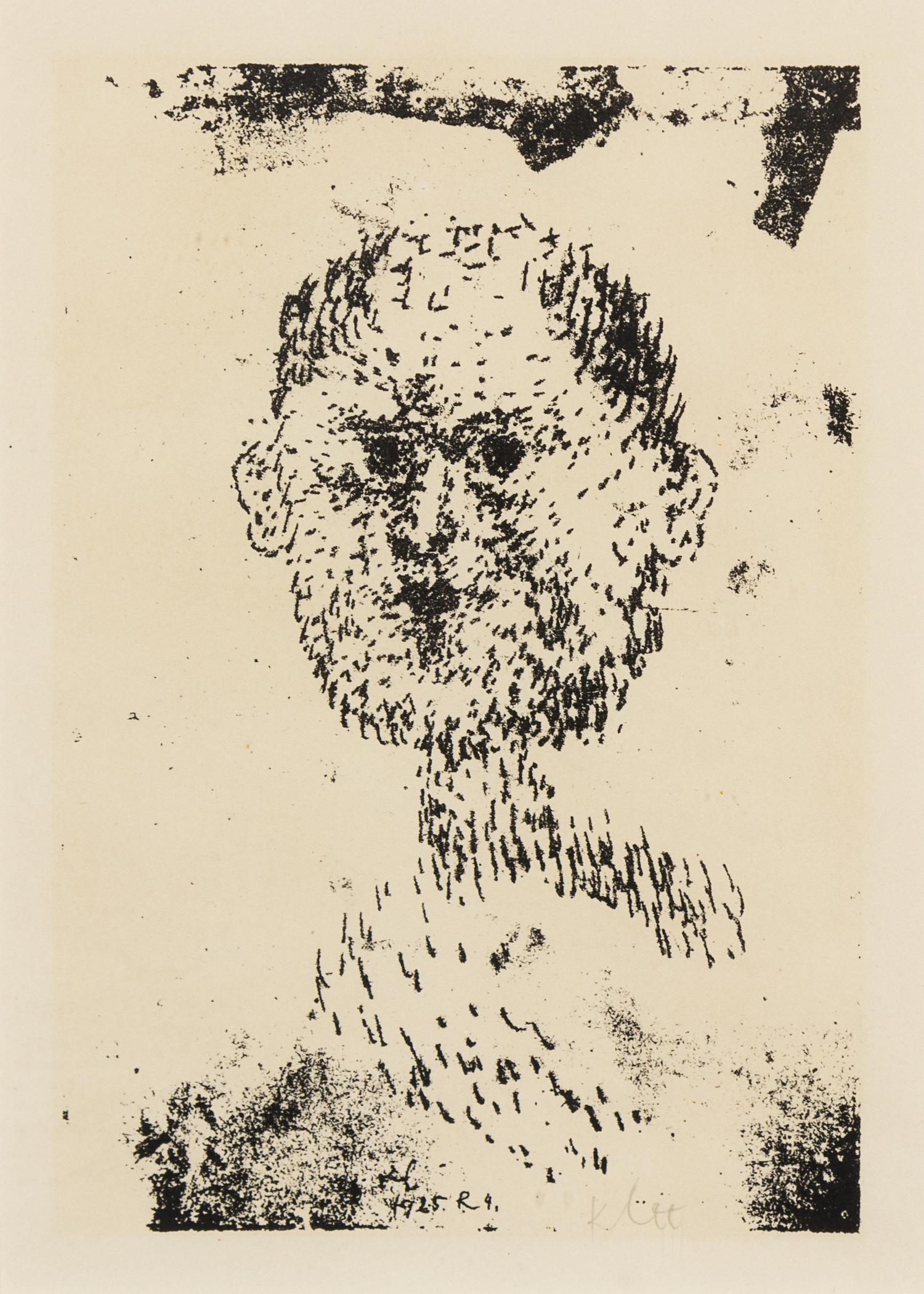 Paul Klee, (Swiss, 1879-1940), Kopf (Bartiger Mann) (Bearded Man), 1925