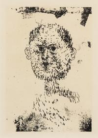 Paul Klee, (Swiss, 1879-1940), Kopf (Bartiger Mann) (Bearded Man), 1925