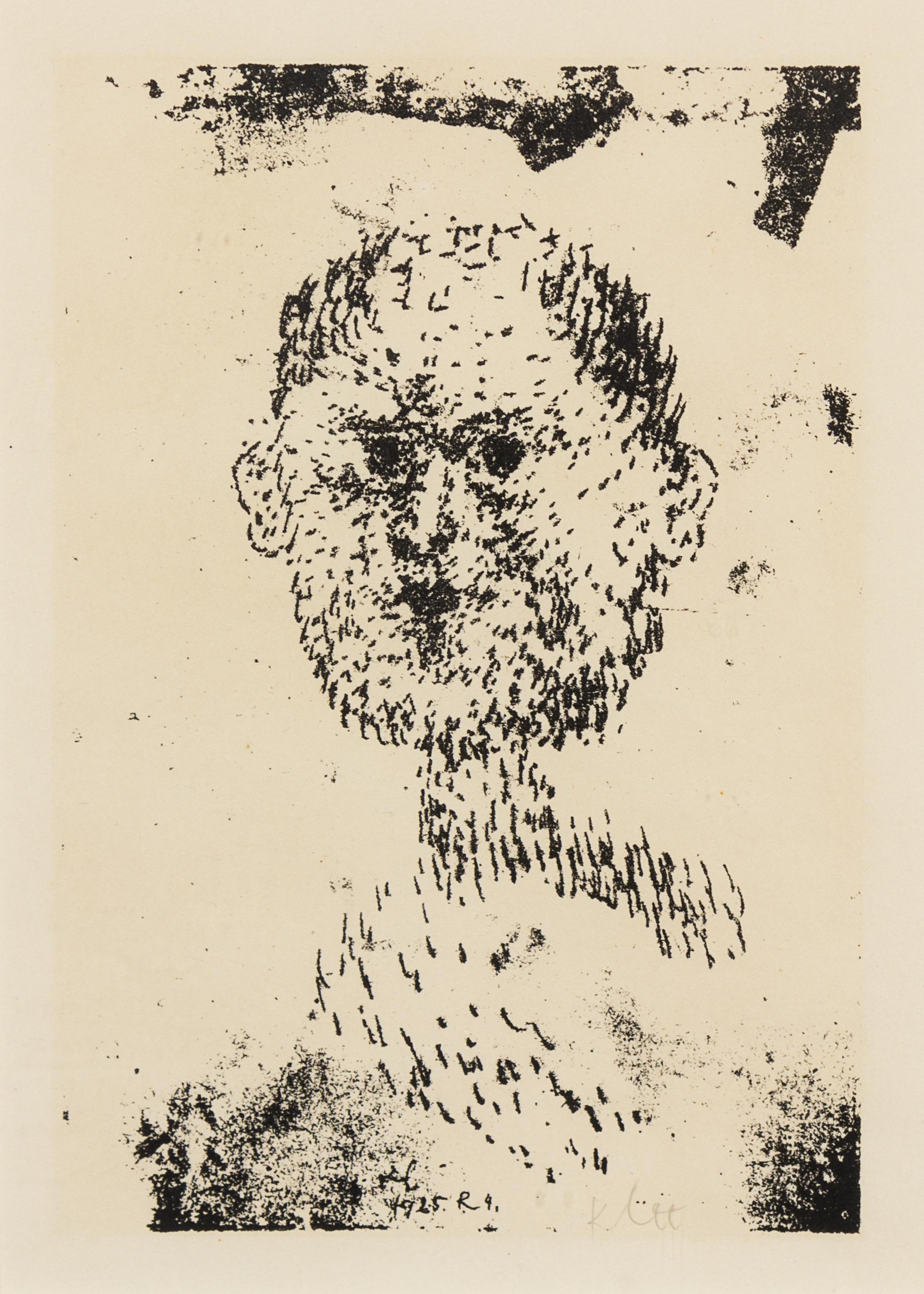 Paul Klee, (Swiss, 1879-1940), Kopf (Bartiger Mann) (Bearded Man), 1925