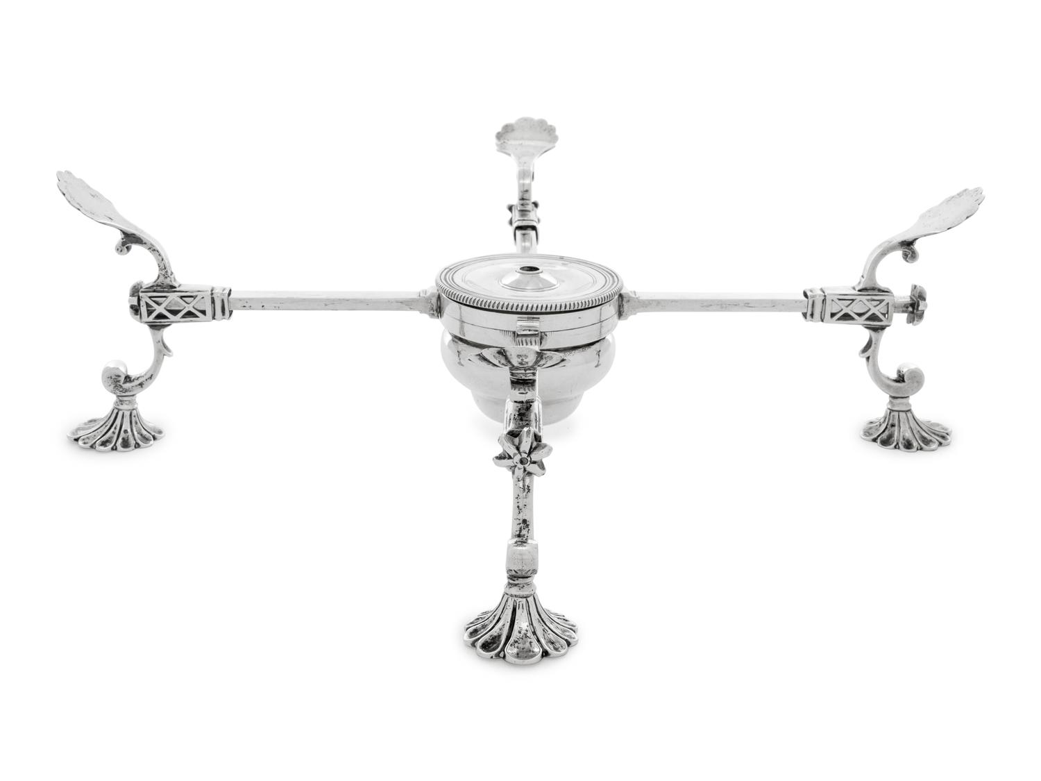 A George III Silver Dish Cross