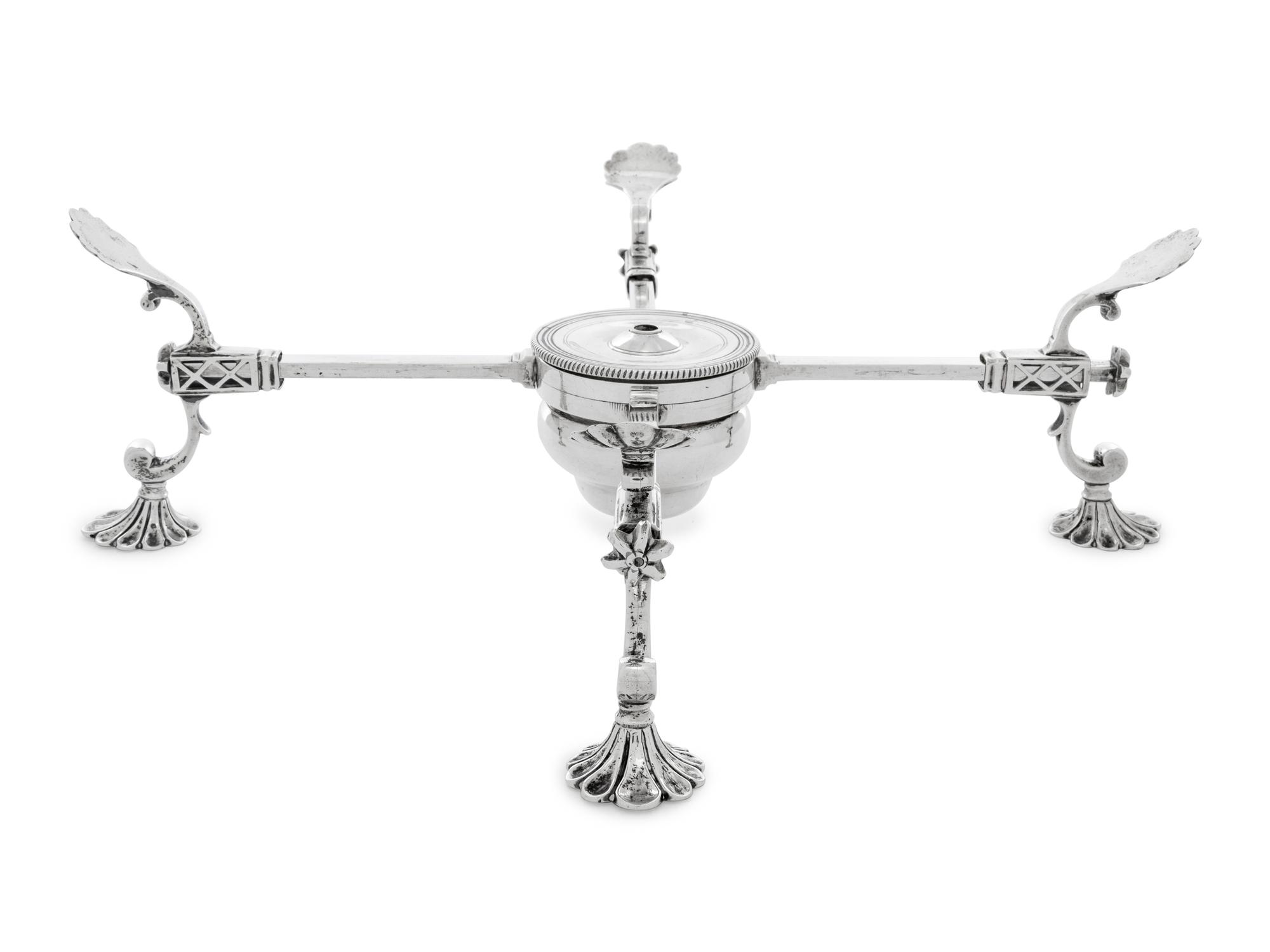 A George III Silver Dish Cross