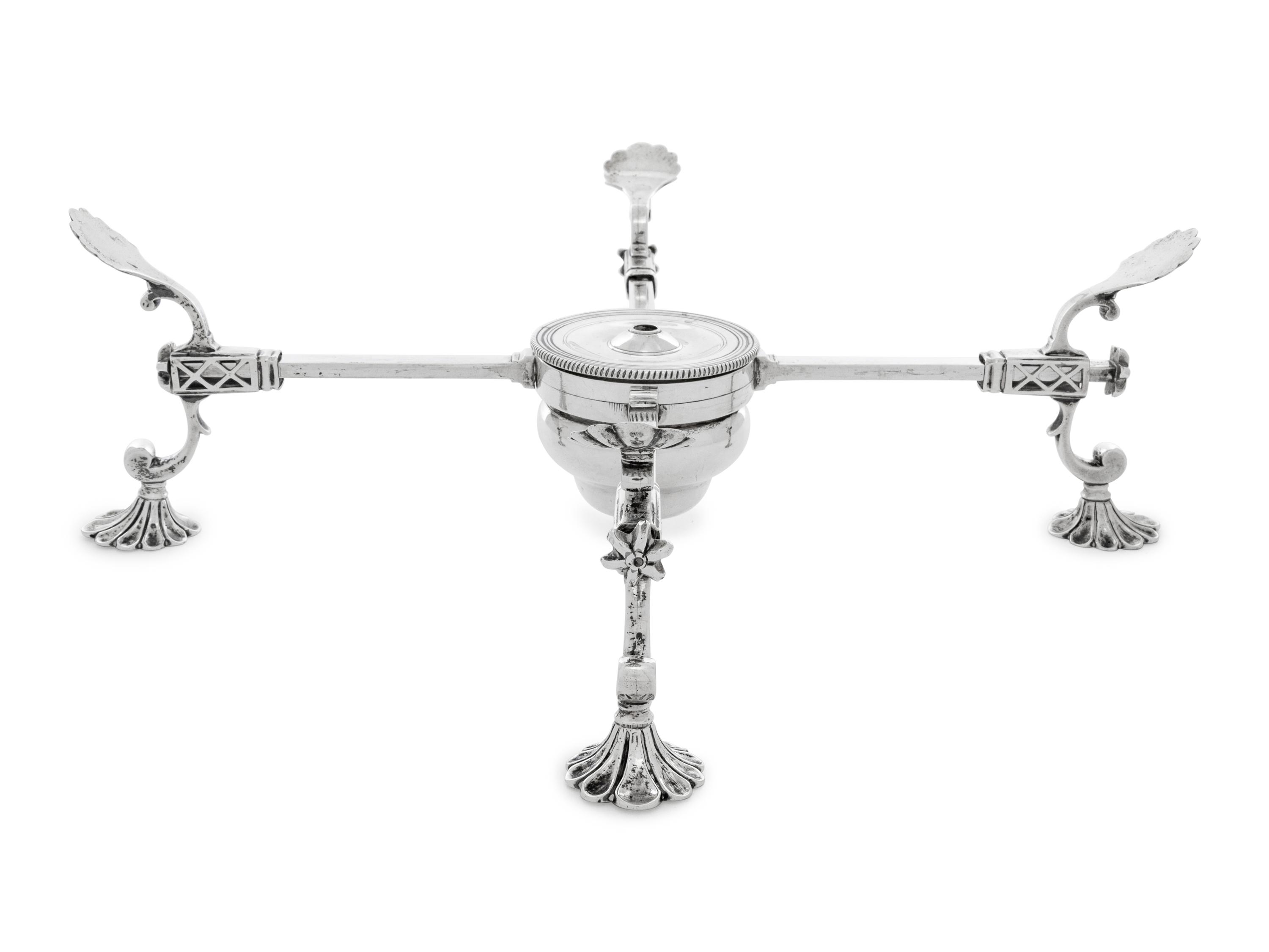 A George III Silver Dish Cross