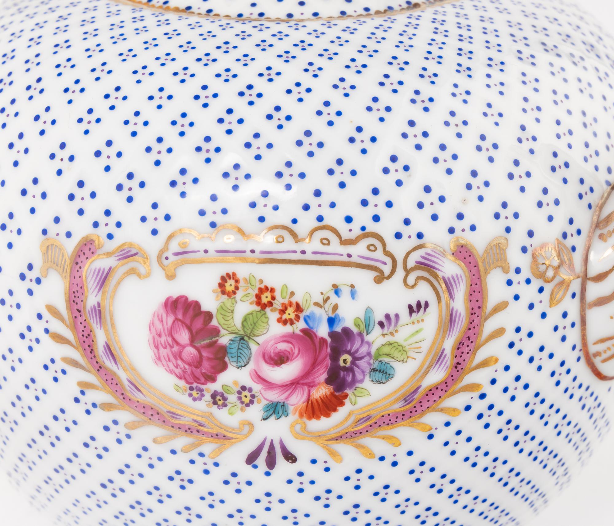 A Herend Porcelain Three-Piece Tea Service