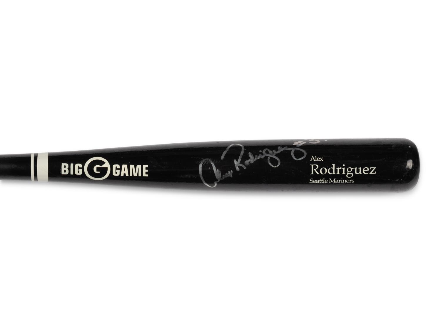 An Alex Rodriguez Signed Autograph Bat (Beckett Authentication Services)