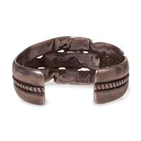 Navajo Silver Cuff with Five Turquoise Nuggets