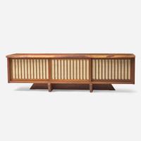 Mira Nakashima (American, b. 1942) Special "Conoid Room Divider" Cabinet, George Nakashima Woodworker, New Hope, Pennsylvania, 2007
