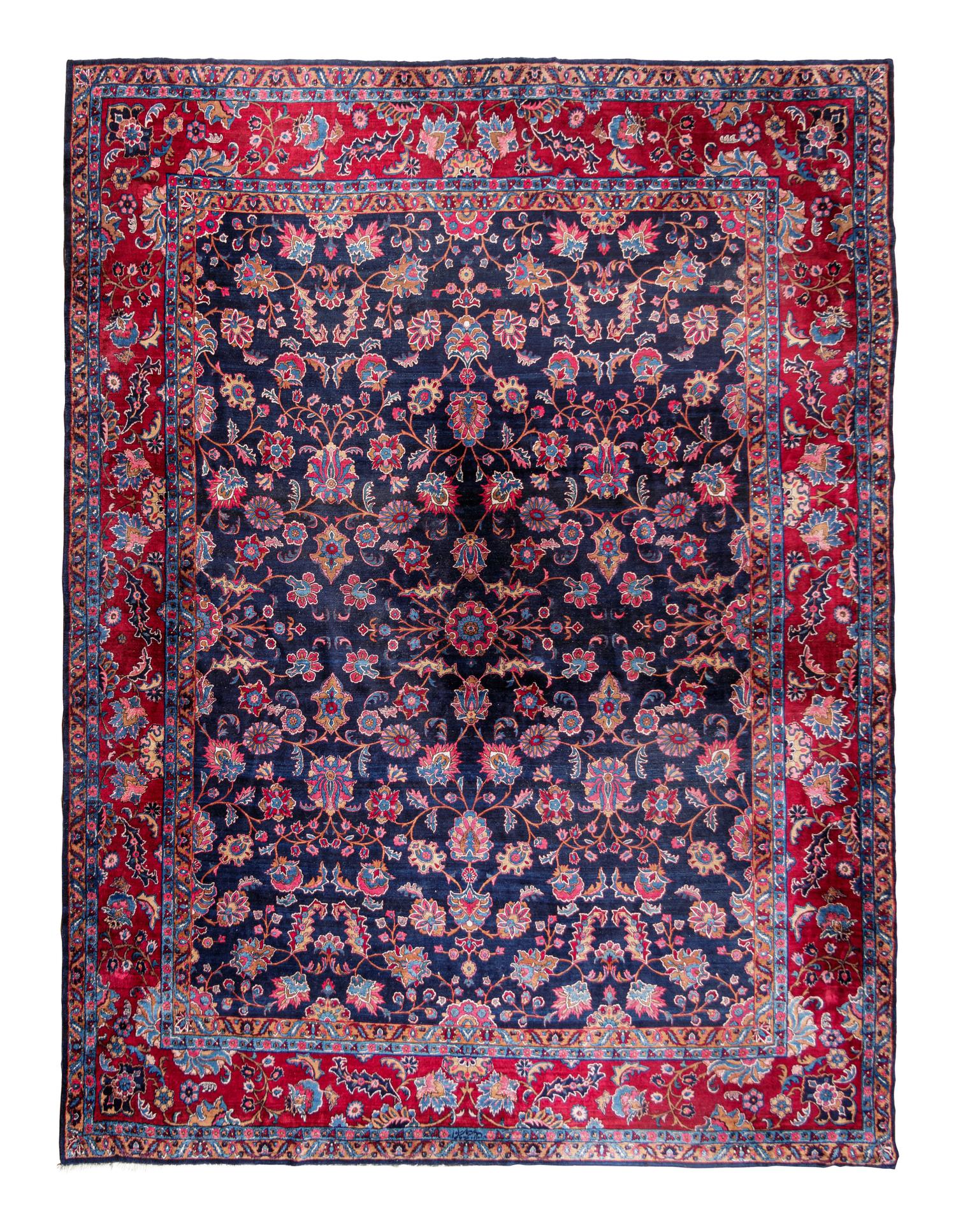 A Mahal Wool Rug