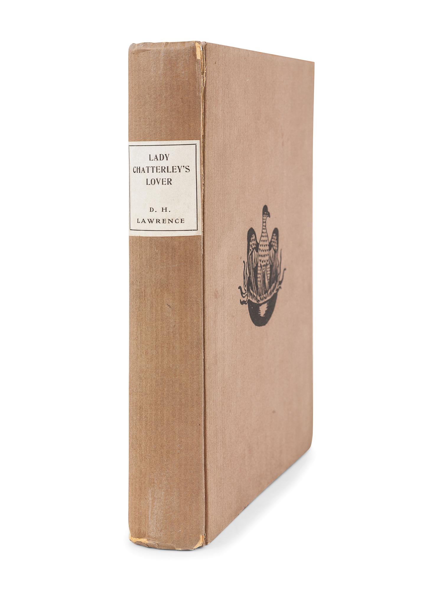 LAWRENCE, David Herbert (1885-1930). Lady Chatterley's Lover . Florence: Privately Printed, 1928.
