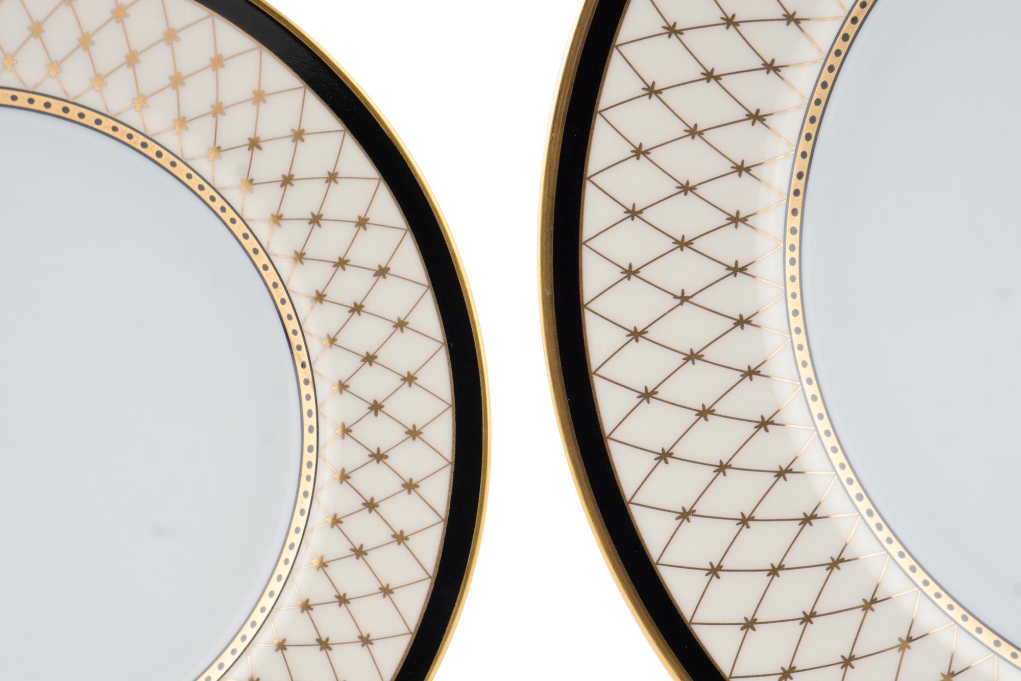 A Group of Fitz and Floyd Porcelain Plates