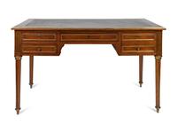 A Louis Philippe Mahogany Bureau Plat — 19TH CENTURY