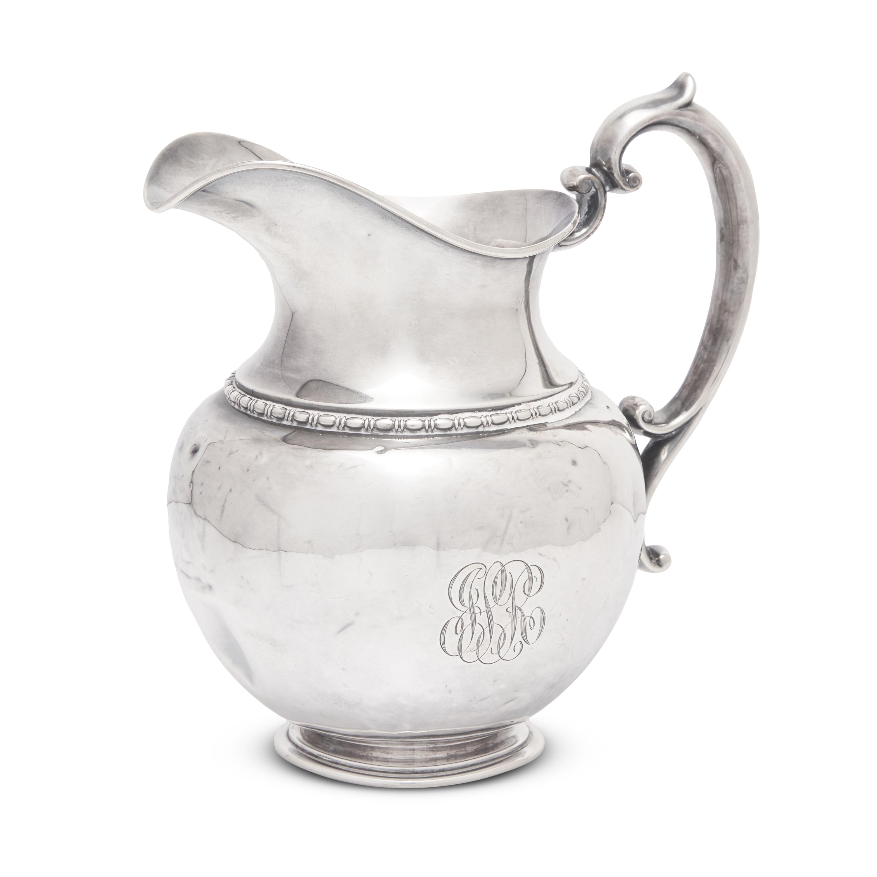 An American Silver Water Pitcher