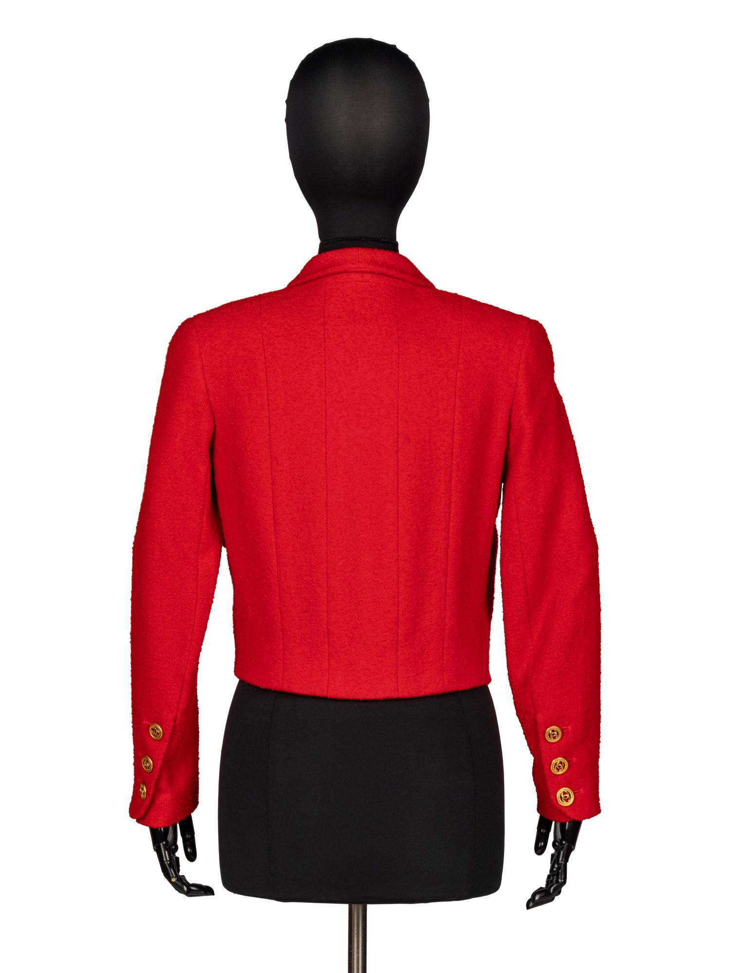 CHANEL, CROPPED TWEED JACKET