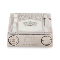 S.T. DUPONT, FRANCE, MOTHER-OF-PEARL AND LAQUER 'TAJ MAHAL' LIGHTER