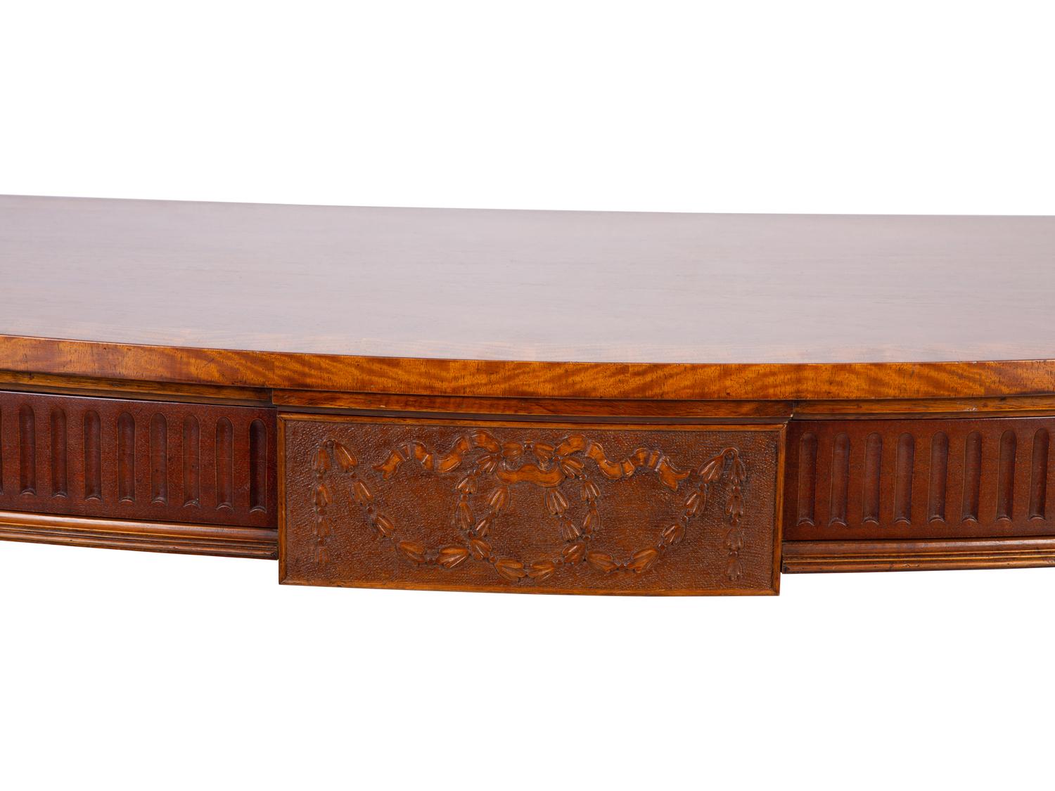 A Regency Style Mahogany Crossbanded Server — 20TH CENTURY