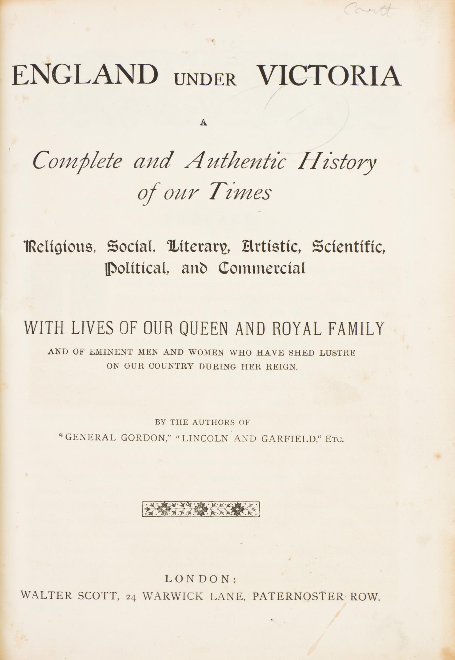 COXE, WILLIAM. Memoirs of John Duke of Marlborough... London, 1818-1819. 3 vols. With one other. (4 total).