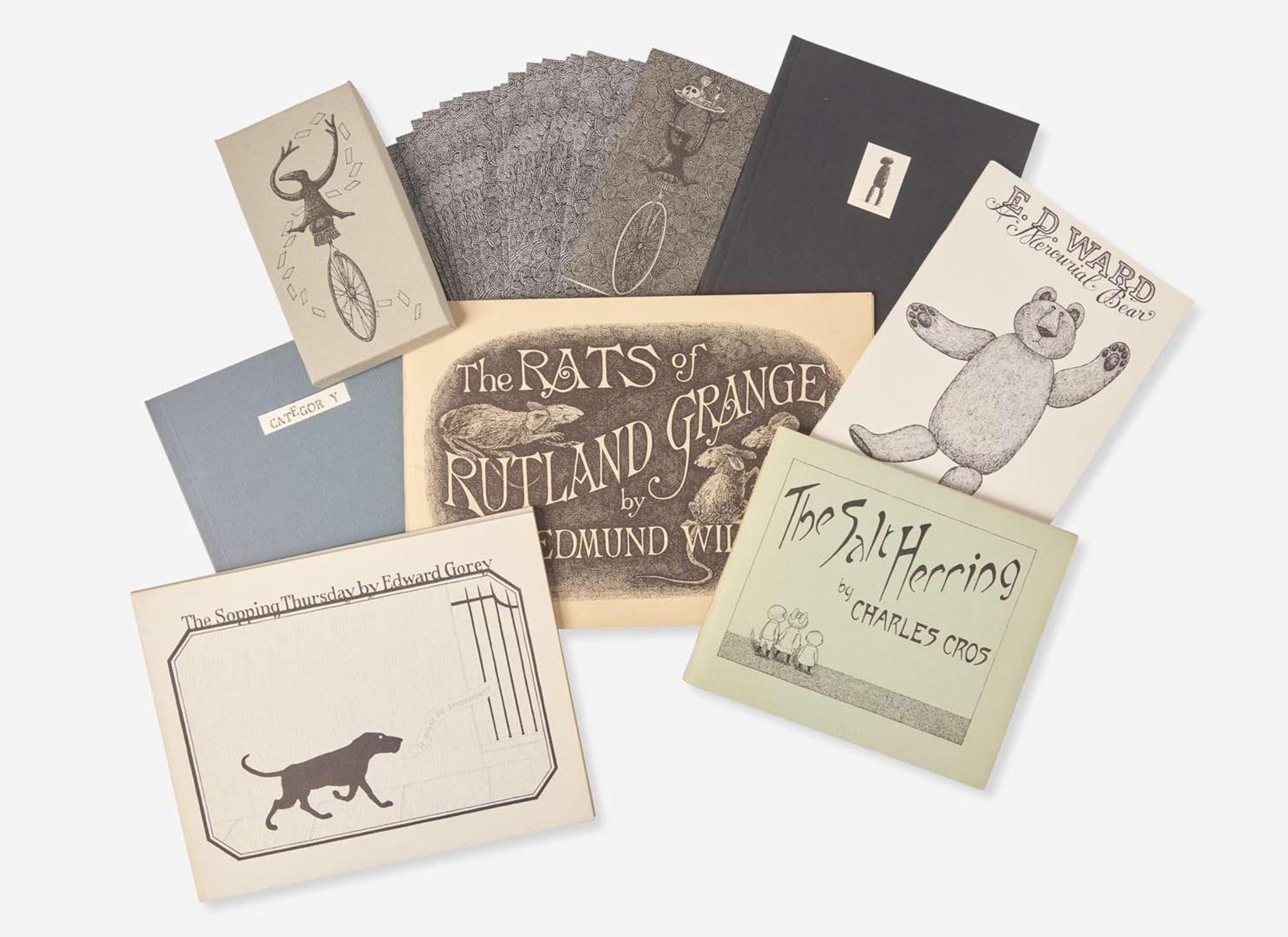 [Children's & Illustrated] Gorey, Edward: Group of 7 Signed Gotham Book Mart Publications