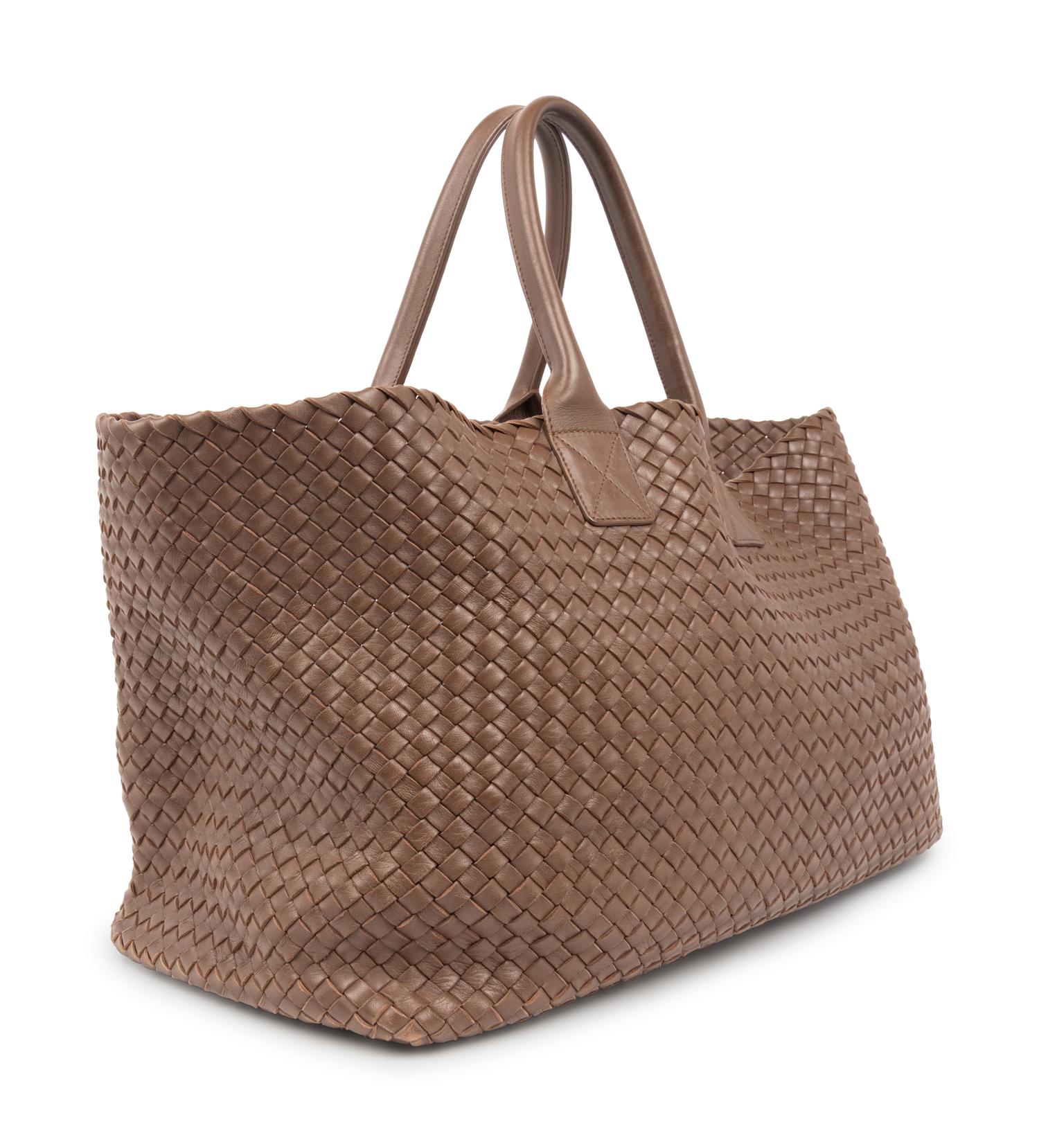 Bottega Veneta Brown Limited Edition Intrecciato Tote Bag, c.2008
