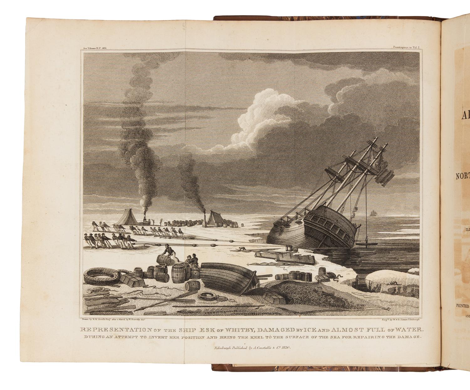 SCORESBY, William, Jr. An Account of the Arctic Regions, with a History and Description of the Northern Whale-Fishery. Edinburgh, 1820.