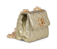 Chanel Mini Bag in Quilted Lambskin with Faux Pearl Strap