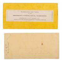 [Lincoln, Abraham] (Nicholay, John). Two Stereoviews, incl. Chippewa Indian Peace Treaty View