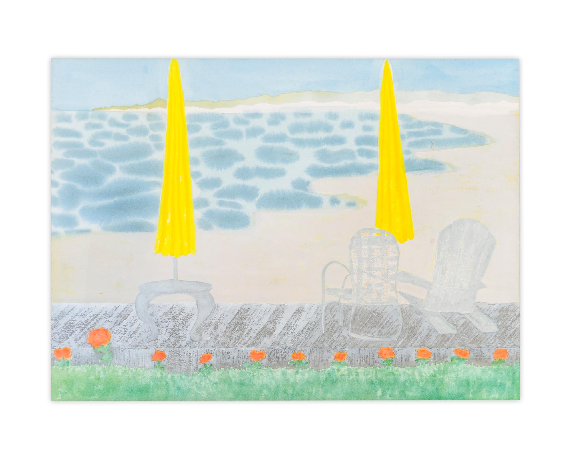 Umbrellas by the Bay