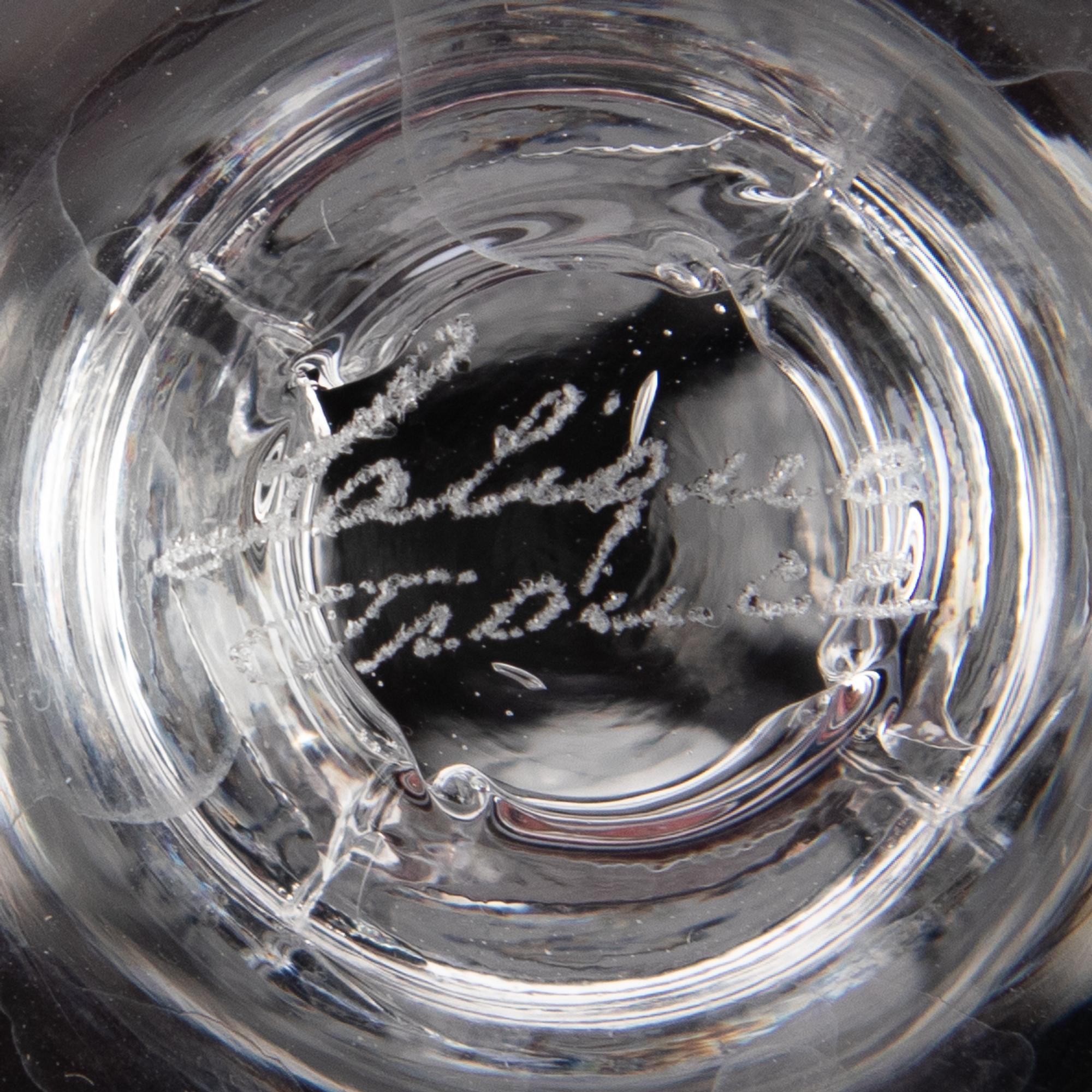 A Lalique Phalsbourg Stemware Service