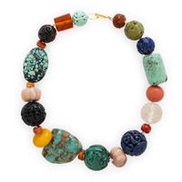 Hardstone Beaded Necklace