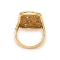 ALEX SEPKUS, YELLOW GOLD AND DIAMOND RING