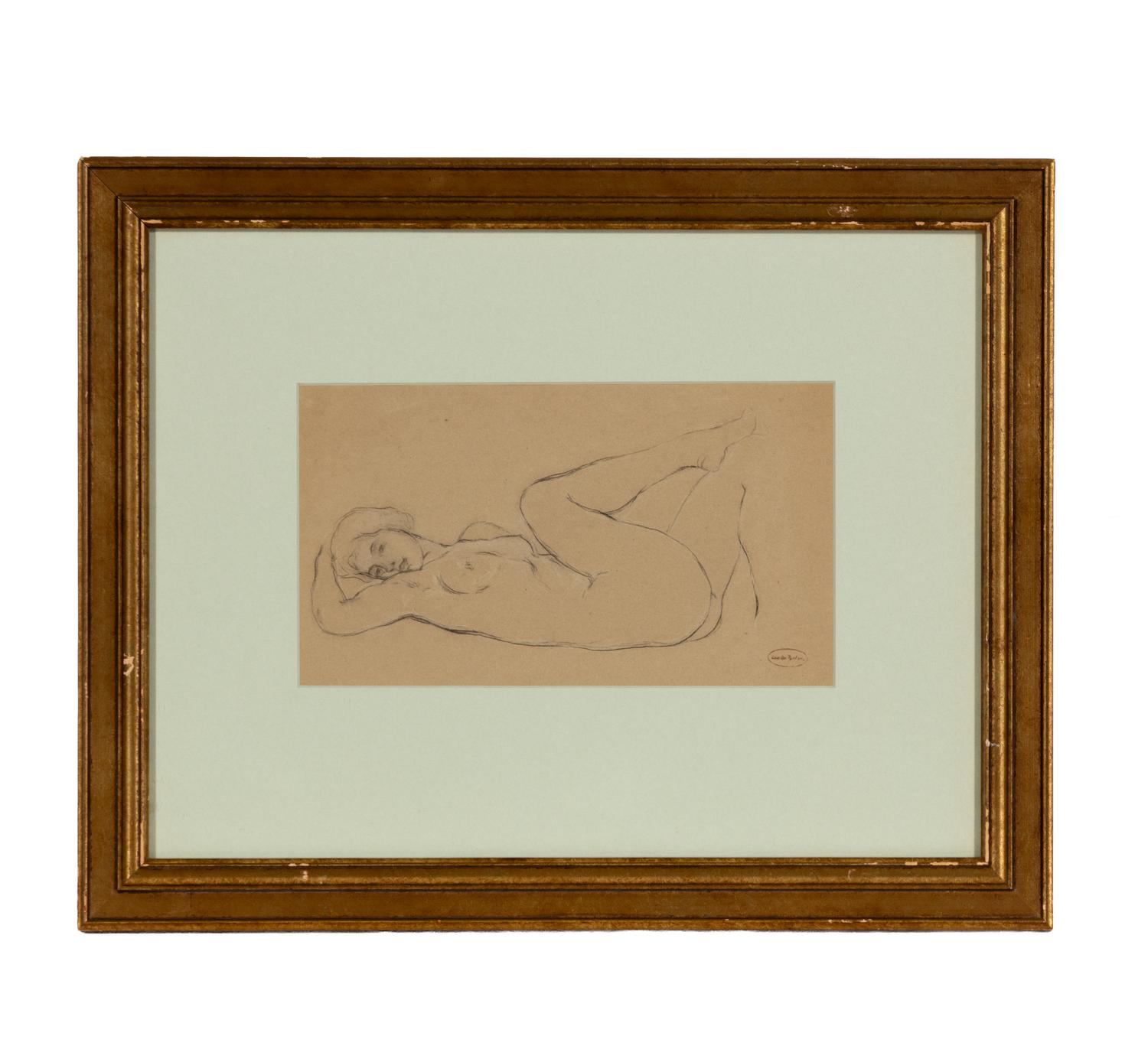 Reclining Nude with Crossed Legs, Casual Nude , and Woman Reading (three works)